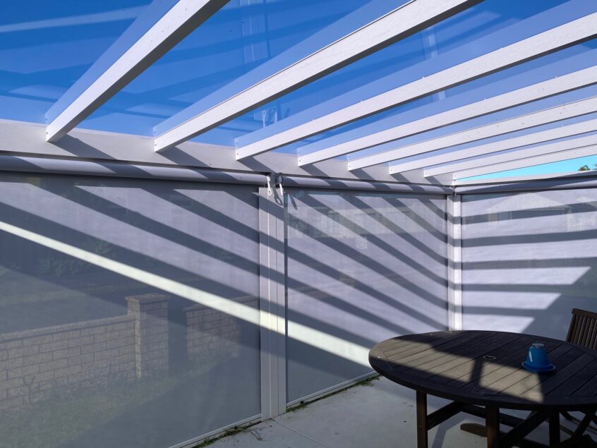 Patio blinds from Sunnyside