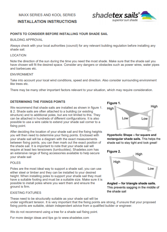 Shadetex Kool Series shade cloths installation instructions thumbnail