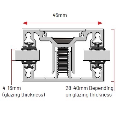 ClearSpan glazing bar diagram