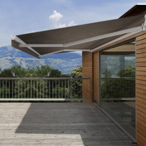 Retractable patio awning for deck Ellipse