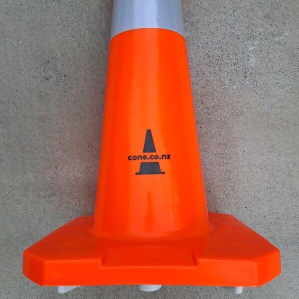 Traffic cone with cone.co.nz logo from Sunnyside